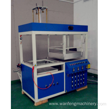 Semi automatic double head vacuum forming machine